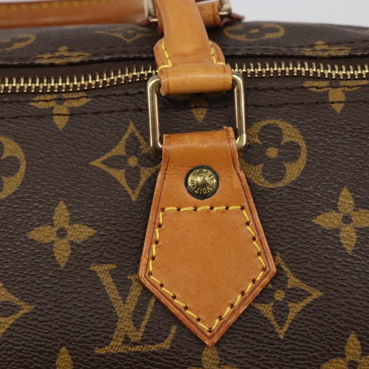 LOUIS VUITTON Monogram Speedy 30 Hand Bag M41526 LV Auth yk20541A