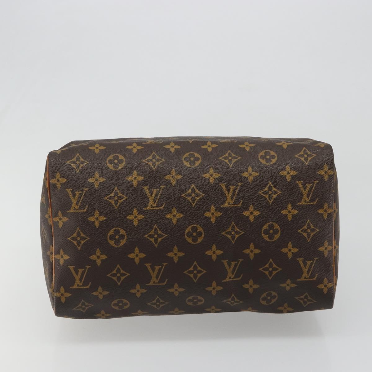 LOUIS VUITTON Monogram Speedy 30 Hand Bag M41526 LV Auth yk20541A