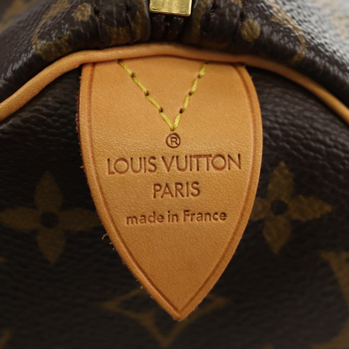 LOUIS VUITTON Monogram Speedy 25 Hand Bag M41528 LV Auth yk20564SAM