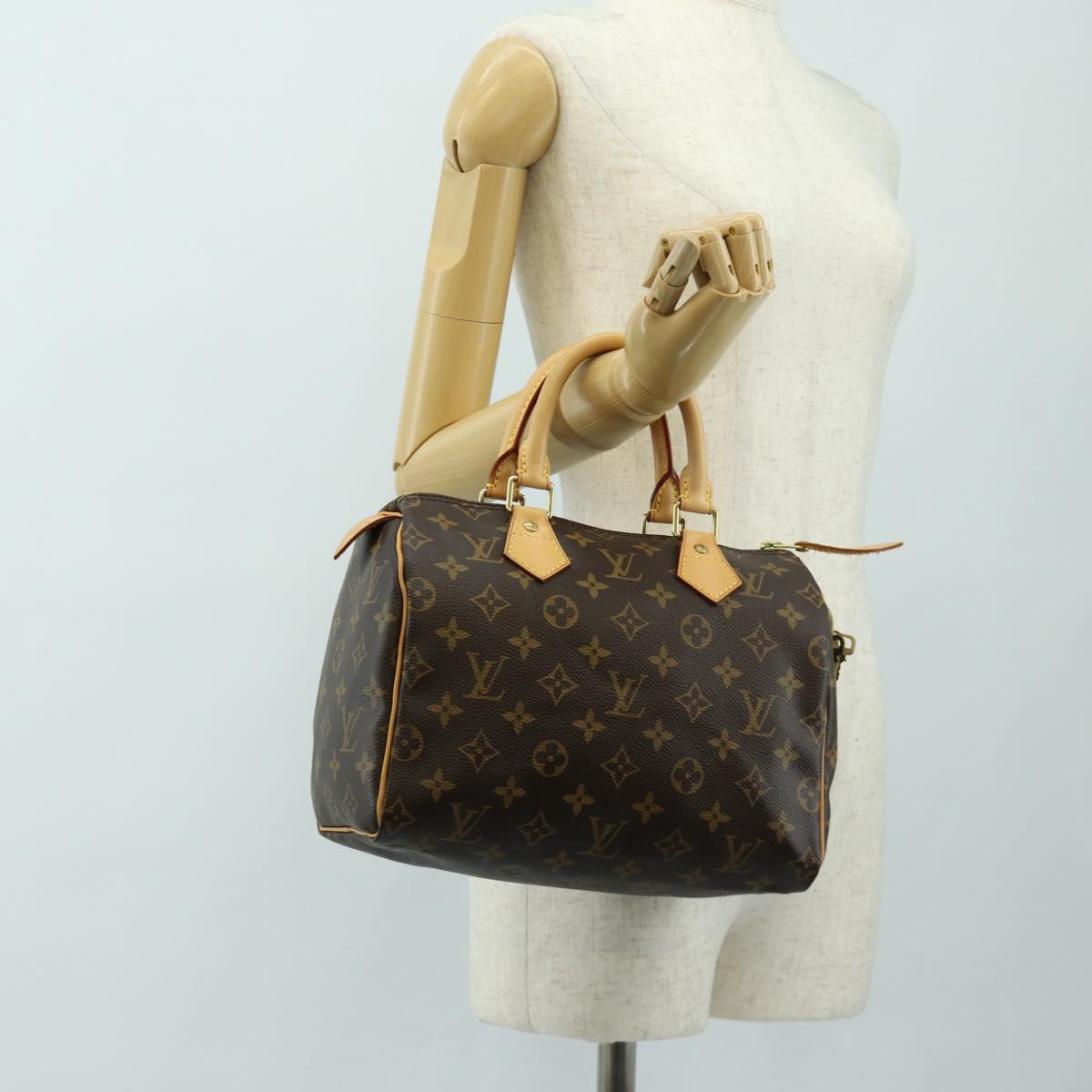 LOUIS VUITTON Monogram Speedy 25 Hand Bag M41528 LV Auth yk20564SAM