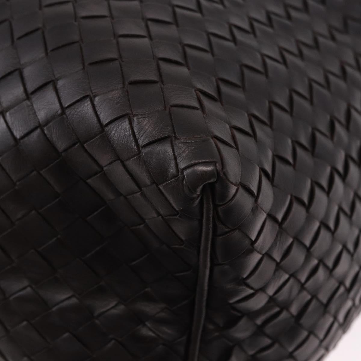 BOTTEGA VENETA INTRECCIATO Hobo Bag Leather Brown 172918 Auth yk20618SAV