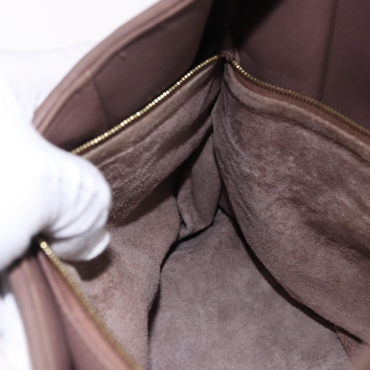BOTTEGA VENETA INTRECCIATO Shoulder Bag Leather Brown 215441 Auth yk20621SAV