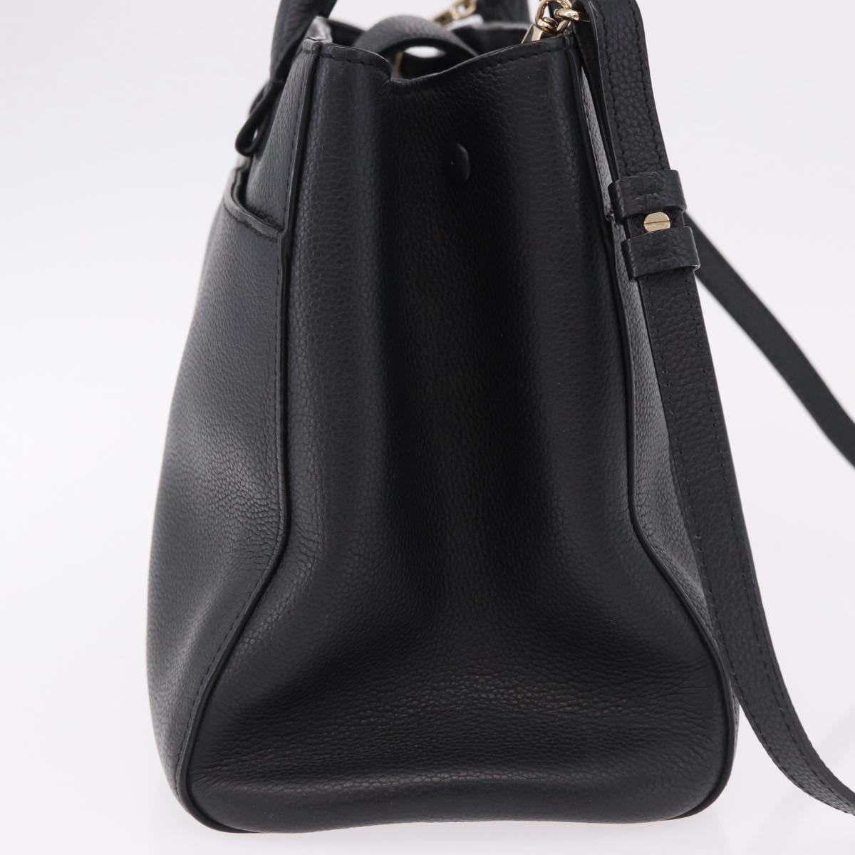 CHANEL Neo Executive Tote Bag Caviar Skin 2way Black Gold CC Auth yk20629SAM