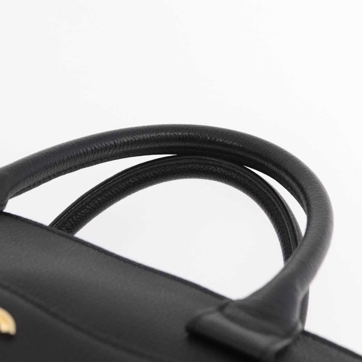 CHANEL Neo Executive Tote Bag Caviar Skin 2way Black Gold CC Auth yk20629SAM