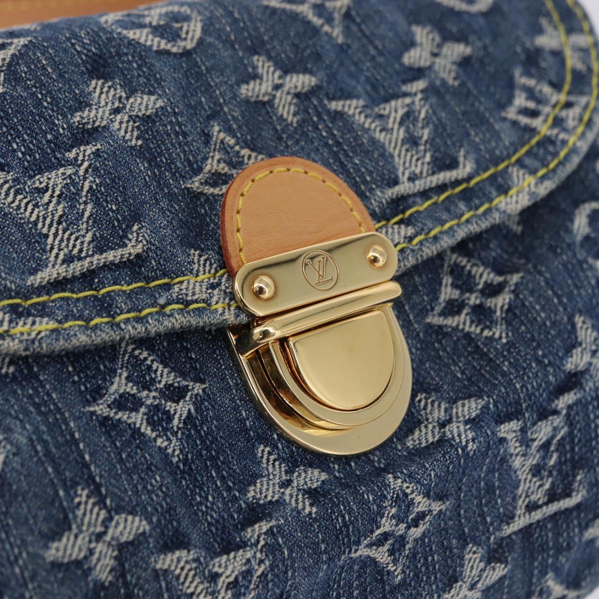LOUIS VUITTON Monogram Denim Mini Preity Blue M95050 LV Auth yk20634SAM
