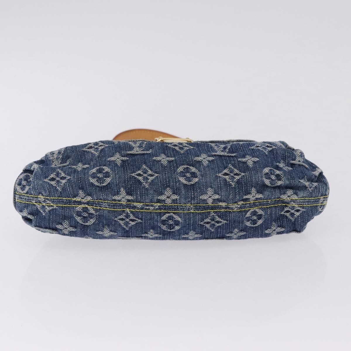 LOUIS VUITTON Monogram Denim Mini Preity Blue M95050 LV Auth yk20634SAM