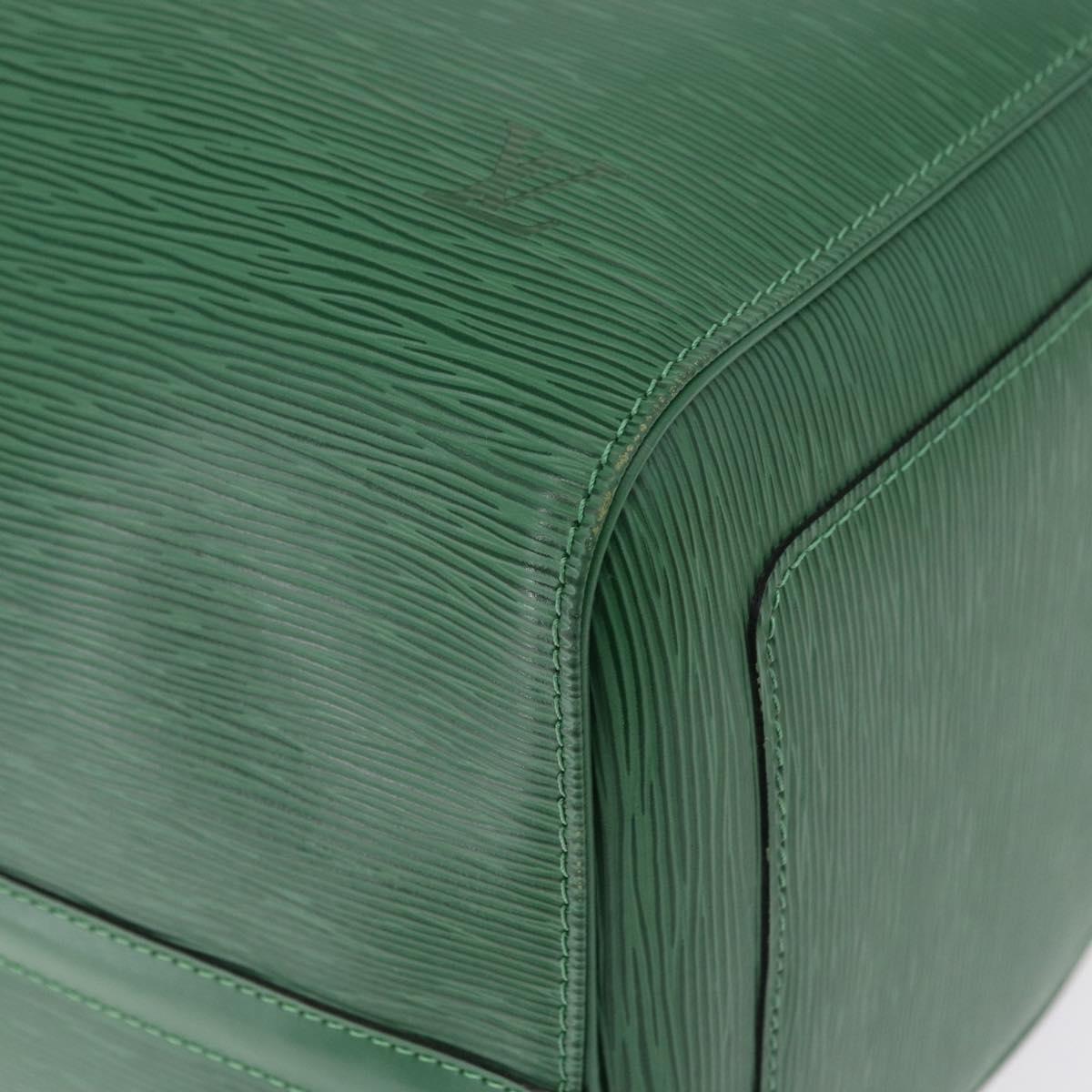 LOUIS VUITTON Epi Keepall 50 Boston Bag Green M42964 LV Auth yk20639SAV