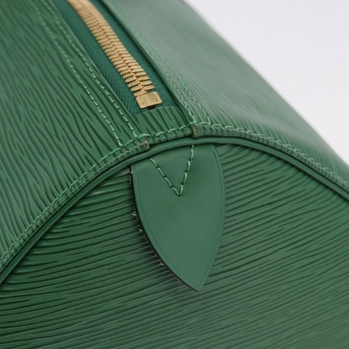 LOUIS VUITTON Epi Keepall 50 Boston Bag Green M42964 LV Auth yk20639SAV