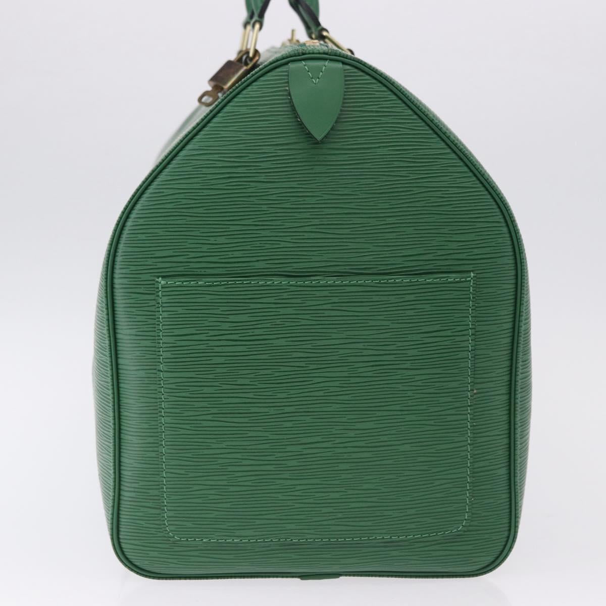 LOUIS VUITTON Epi Keepall 50 Boston Bag Green M42964 LV Auth yk20639SAV