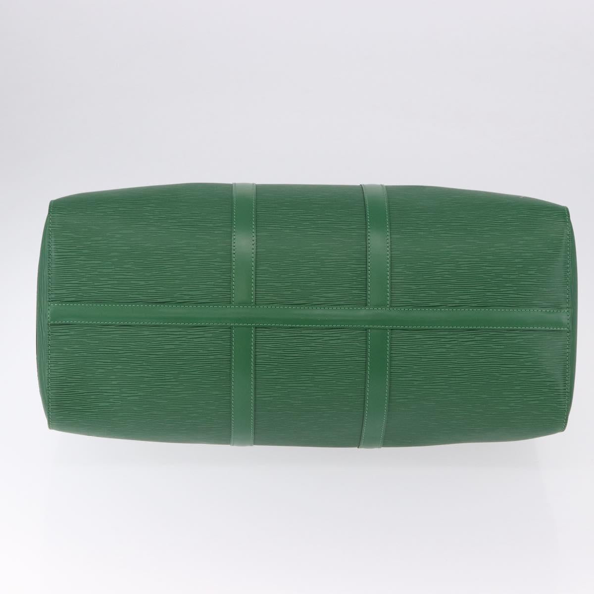 LOUIS VUITTON Epi Keepall 50 Boston Bag Green M42964 LV Auth yk20639SAV