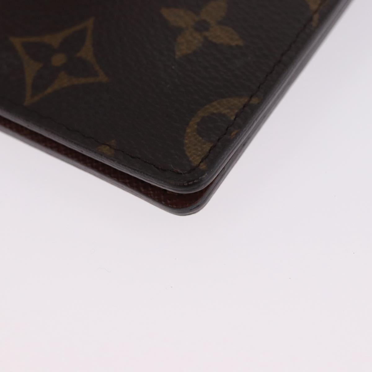 LOUIS VUITTON Monogram Porte Cartes Pass Vertical Card Case M66541 Auth yk20641M