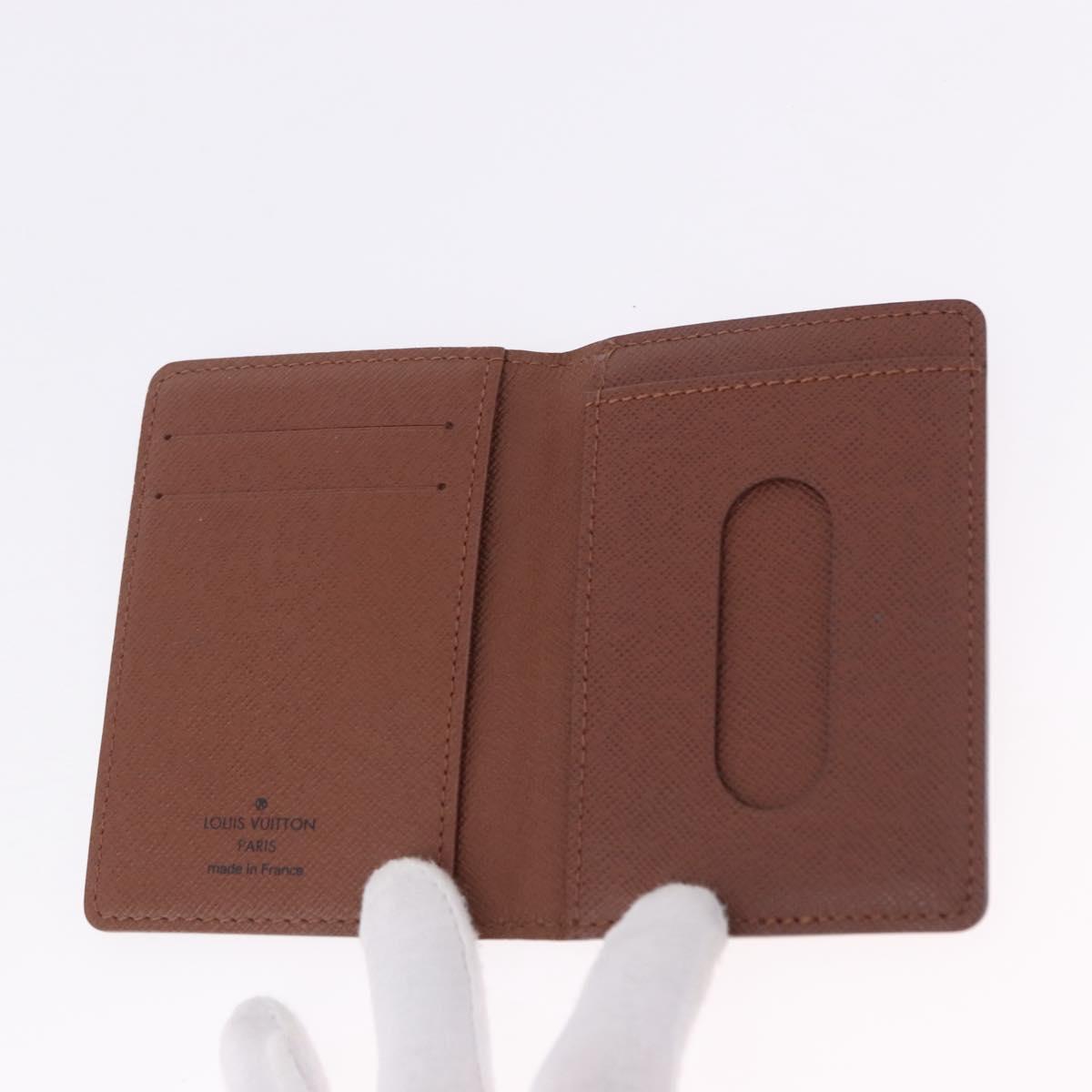 LOUIS VUITTON Monogram Porte Cartes Pass Vertical Card Case M66541 Auth yk20641M