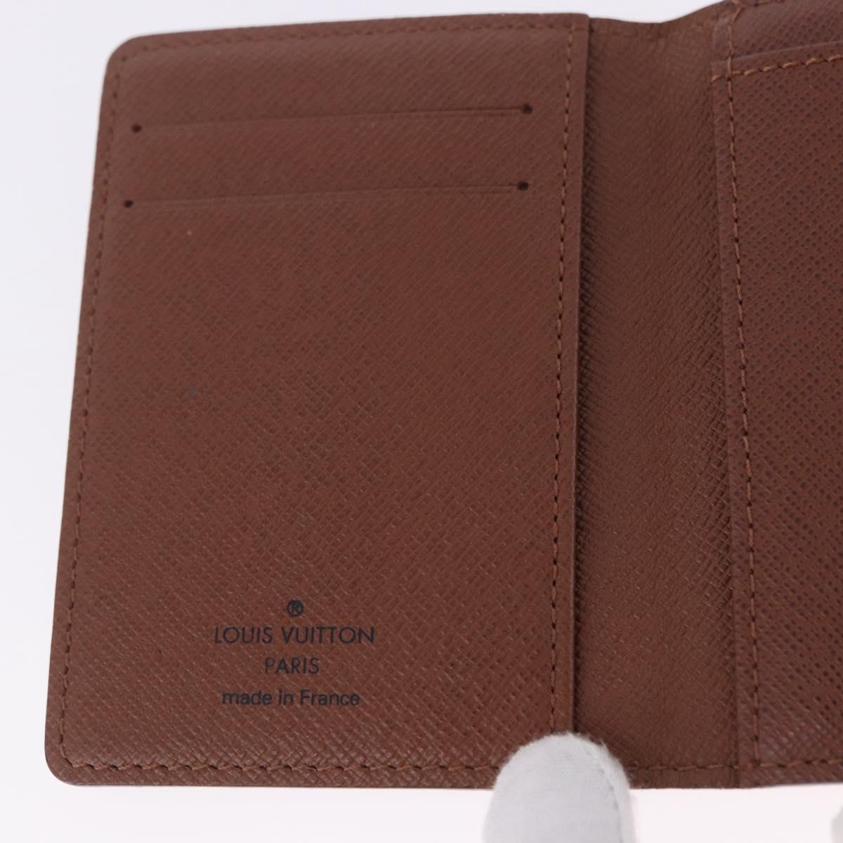 LOUIS VUITTON Monogram Porte Cartes Pass Vertical Card Case M66541 Auth yk20641M