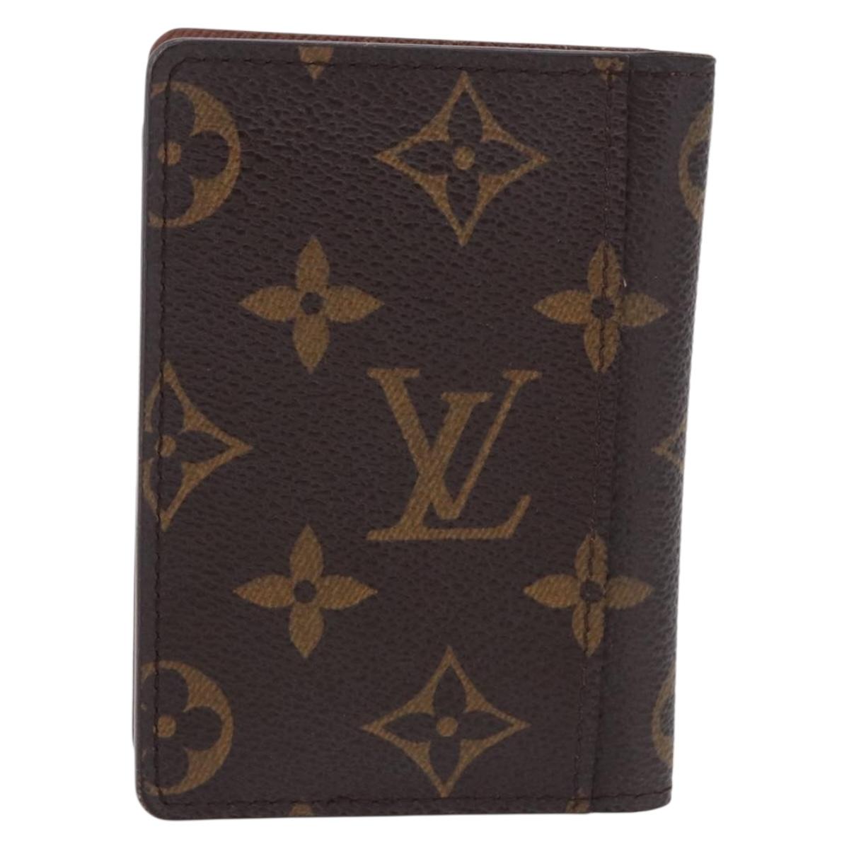 LOUIS VUITTON Monogram Porte Cartes Pass Vertical Card Case M66541 Auth yk20641M