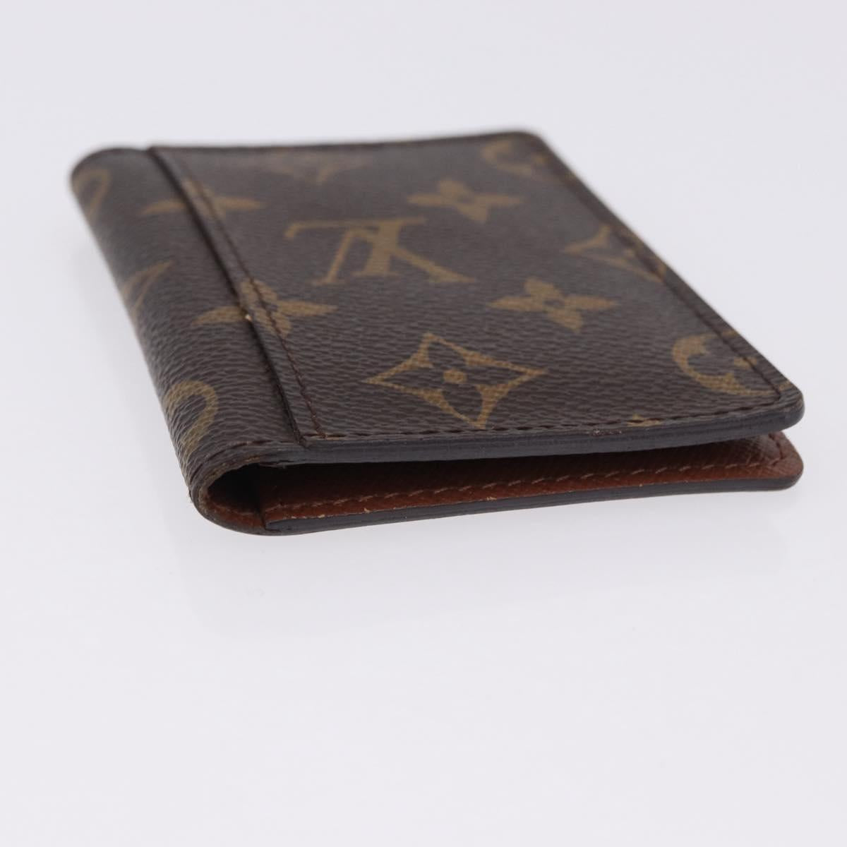 LOUIS VUITTON Monogram Porte Cartes Pass Vertical Card Case M66541 Auth yk20641M
