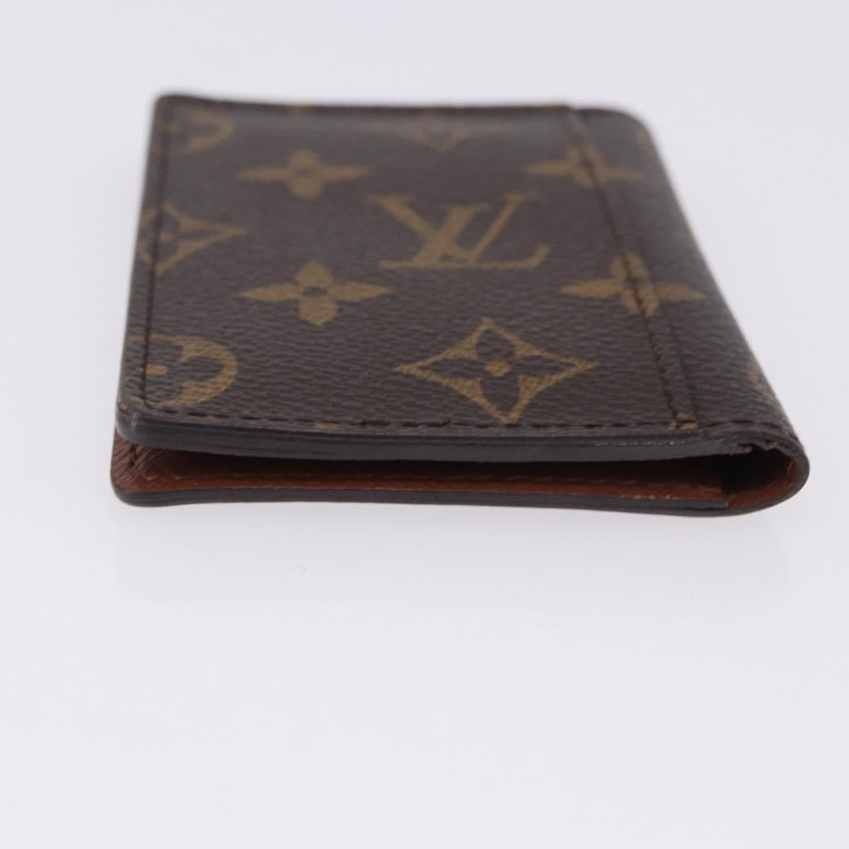 LOUIS VUITTON Monogram Porte Cartes Pass Vertical Card Case M66541 Auth yk20641M