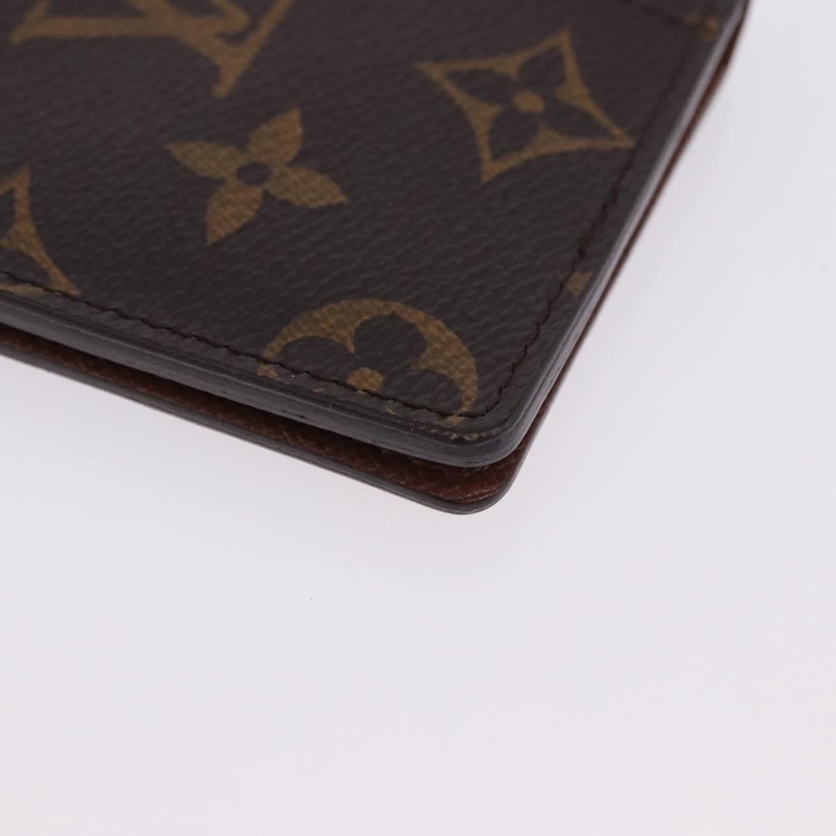LOUIS VUITTON Monogram Porte Cartes Pass Vertical Card Case M66541 Auth yk20641M