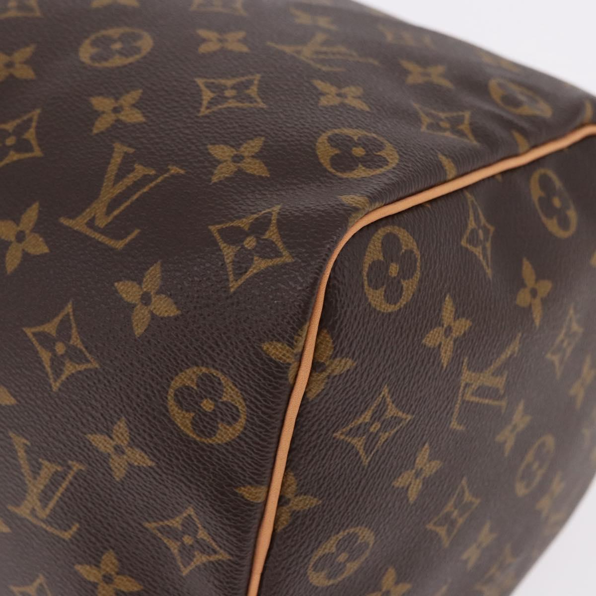 LOUIS VUITTON Monogram Speedy 35 Hand Bag M41524 LV Auth yk20651SM