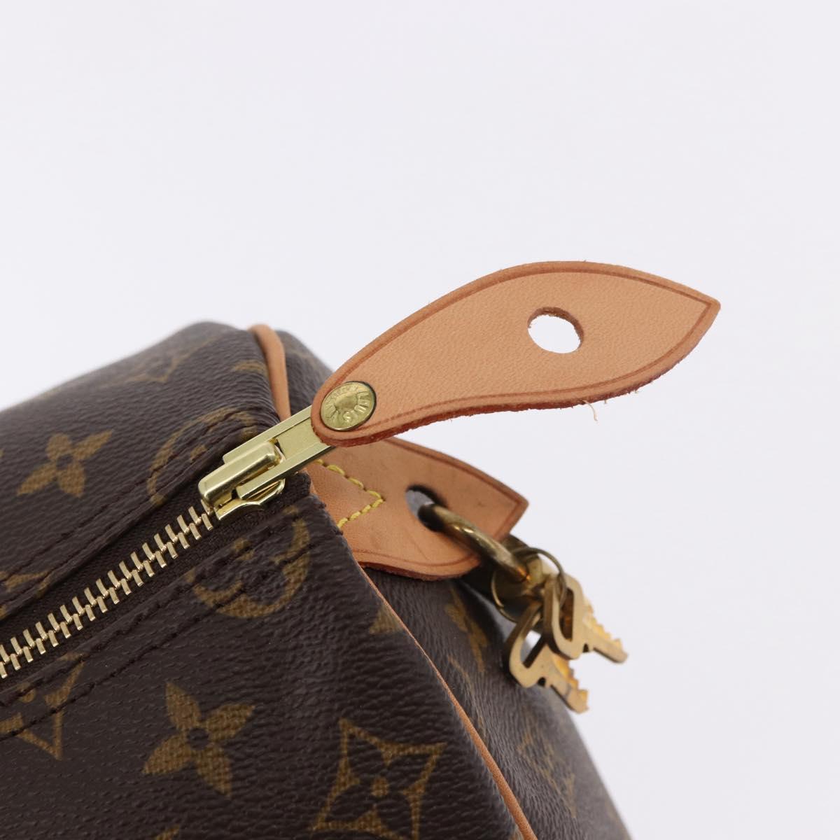 LOUIS VUITTON Monogram Speedy 35 Hand Bag M41524 LV Auth yk20651SM
