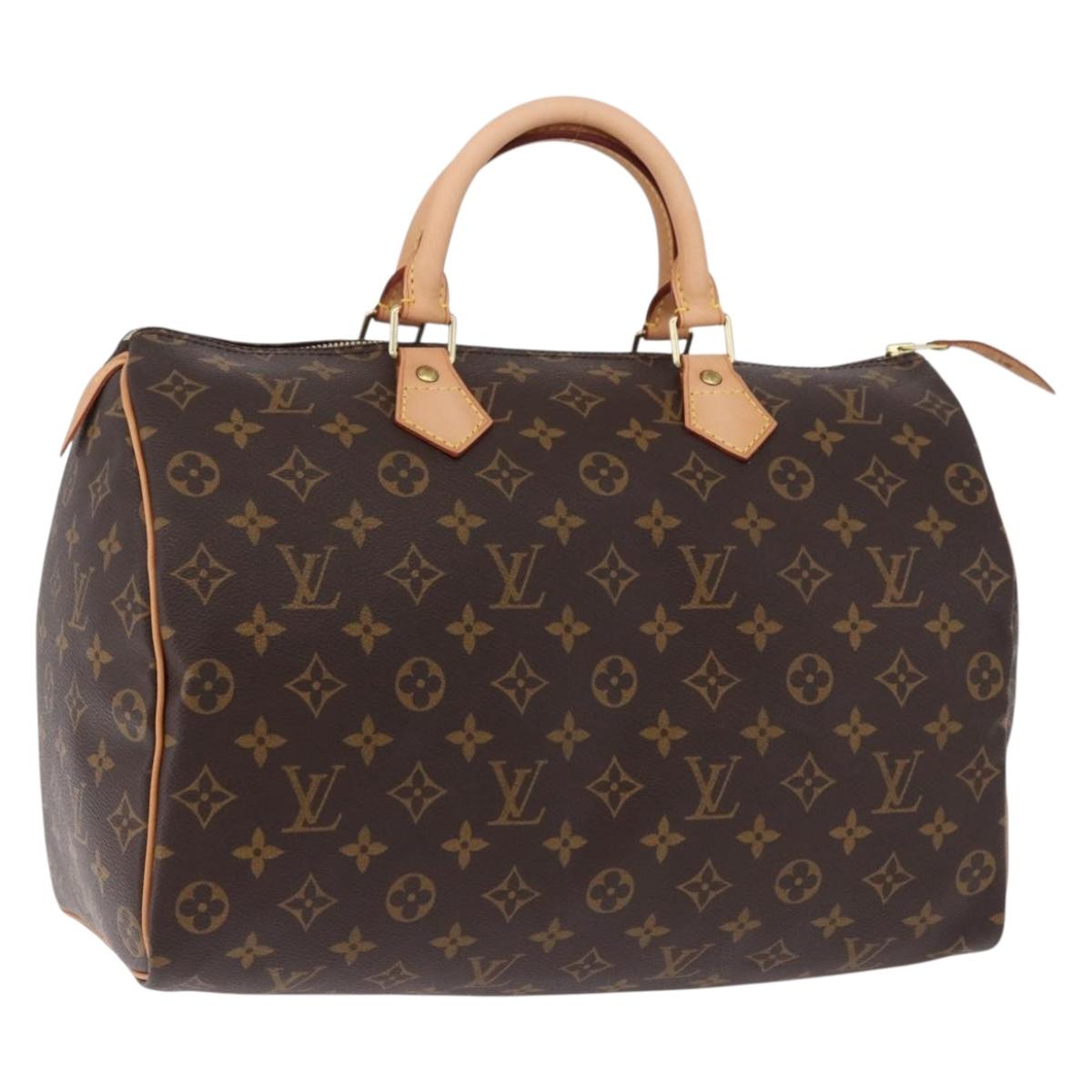 LOUIS VUITTON Monogram Speedy 35 Hand Bag M41524 LV Auth yk20651SM
