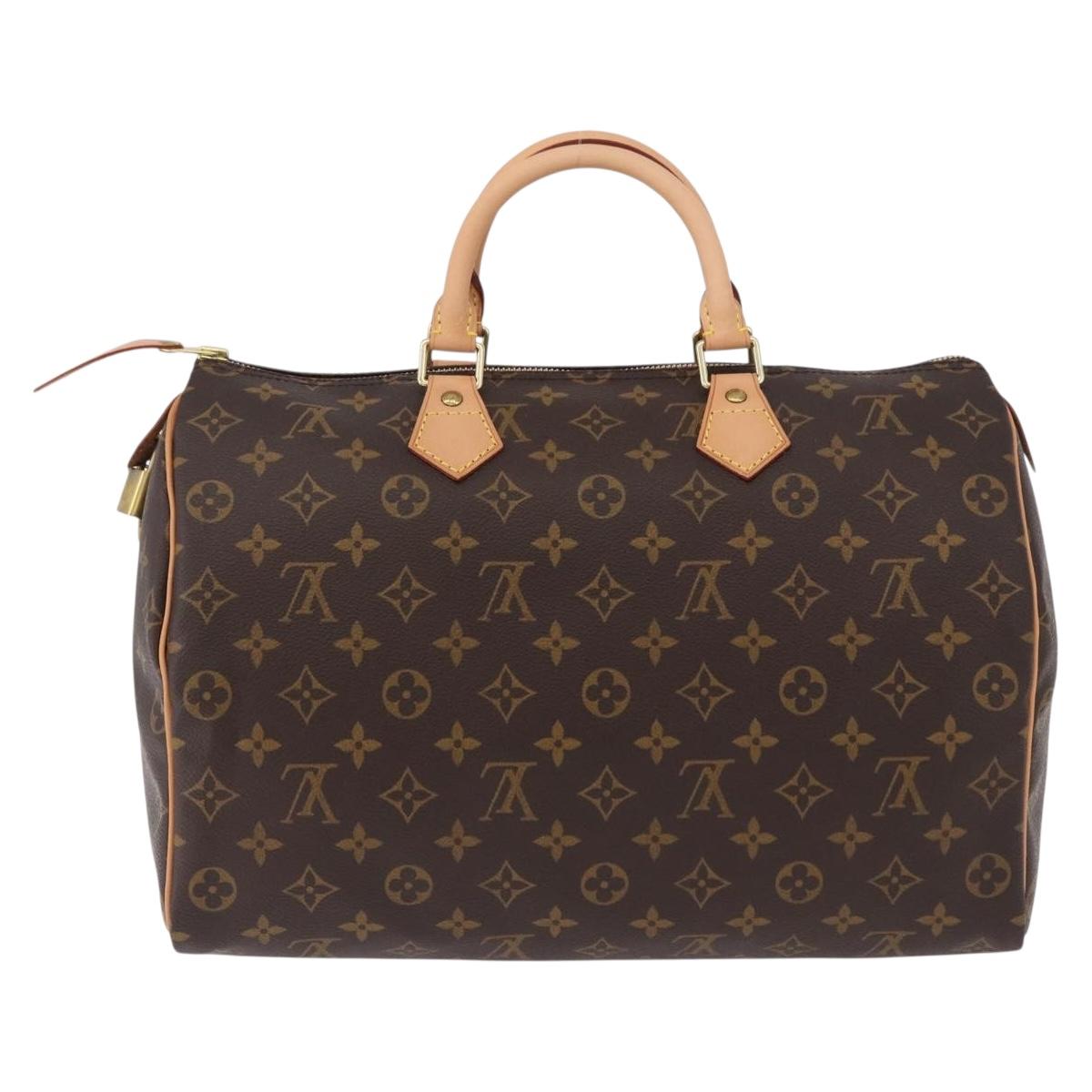 LOUIS VUITTON Monogram Speedy 35 Hand Bag M41524 LV Auth yk20651SM