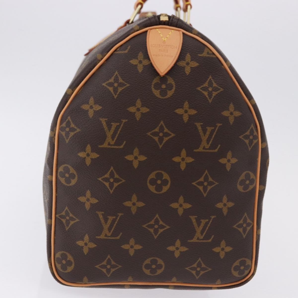 LOUIS VUITTON Monogram Speedy 35 Hand Bag M41524 LV Auth yk20651SM