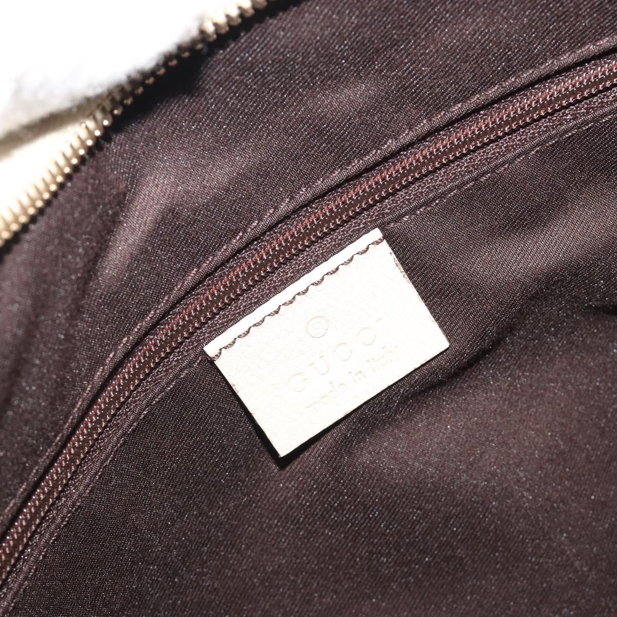 GUCCI GG Canvas Abbey Shoulder Bag Beige Gold Tone 130738 Auth yk20657SAV