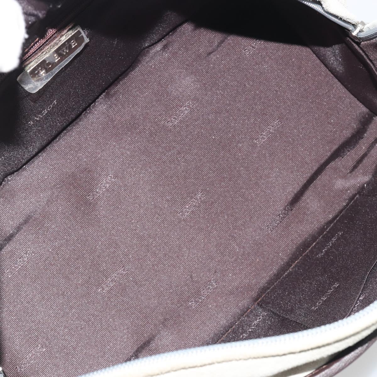 LOEWE Amazona 28 Hand Bag Suede Gray Brown Auth yk20662V