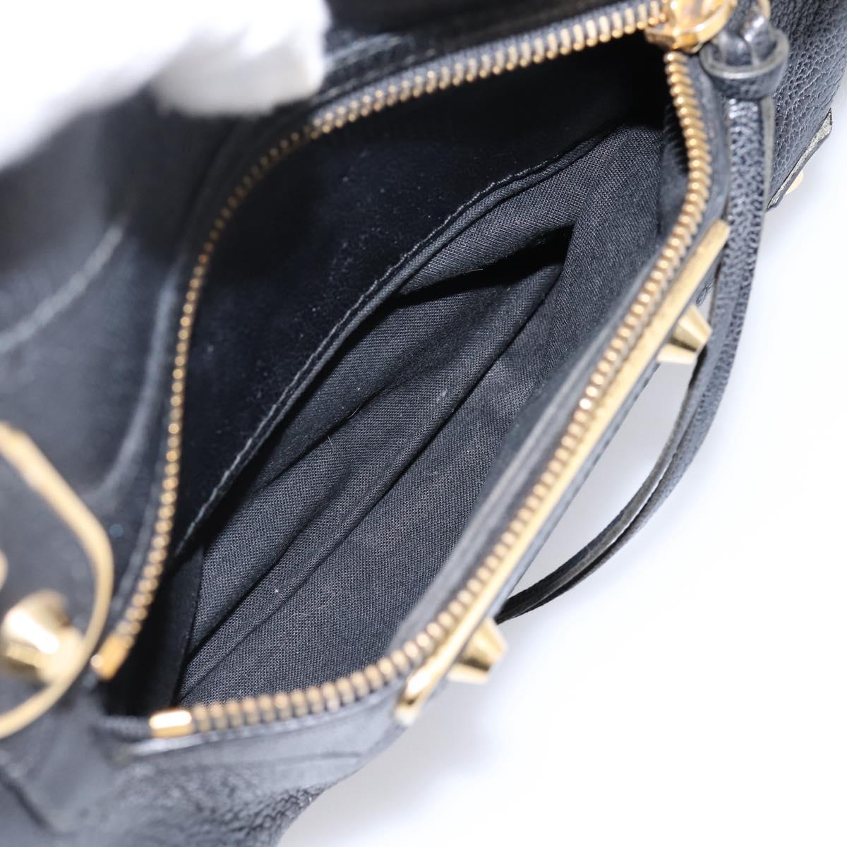 BALENCIAGA Metallic Edge Town Bag Leather 2way Black Gold 390149 Auth yk20715M