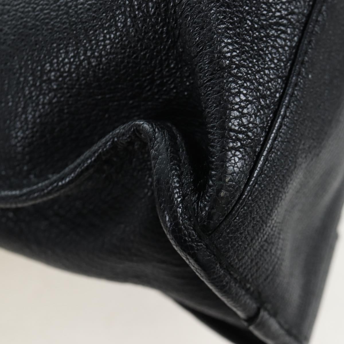 BALENCIAGA Classic Edge City Bag Leather 2way Black Gold 432831 Auth yk20725SAM