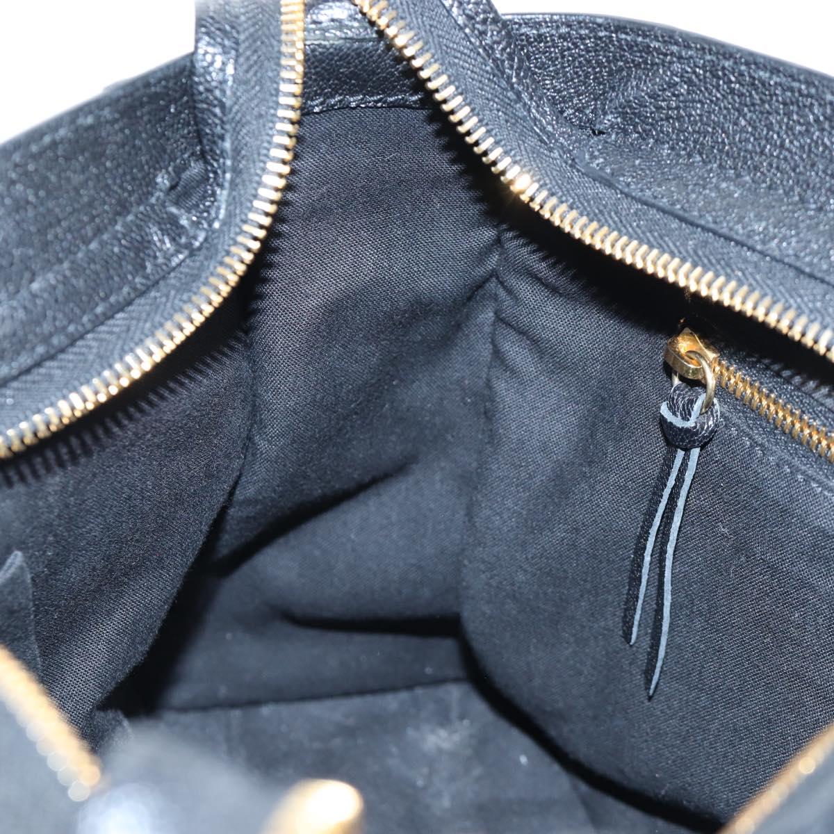 BALENCIAGA Classic Edge City Bag Leather 2way Black Gold 432831 Auth yk20725SAM