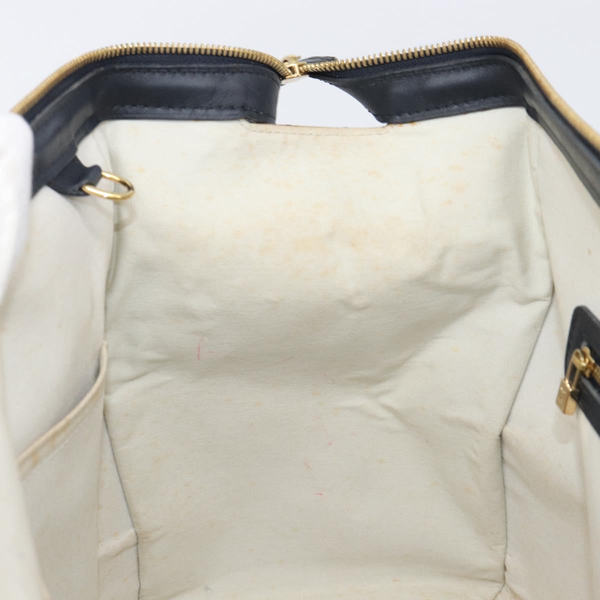 LOUIS VUITTON Monogram Mini Josephine GM Hand Bag Blue M92211 LV Auth yk20731