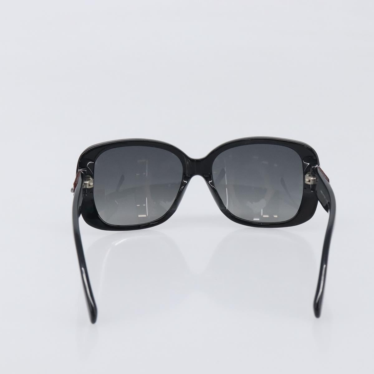 CHANEL Sunglasses metal Black CC Auth yk20732M