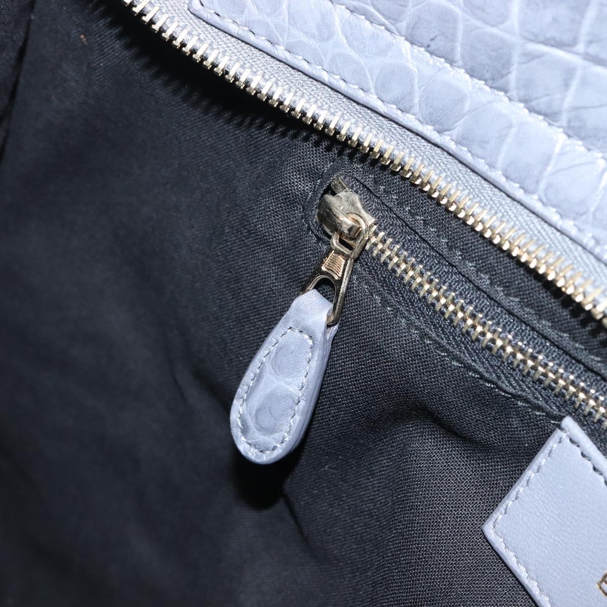 BALENCIAGA The Giant City Bag Embossed leather 2way Gray 281770 Auth yk20733SAM