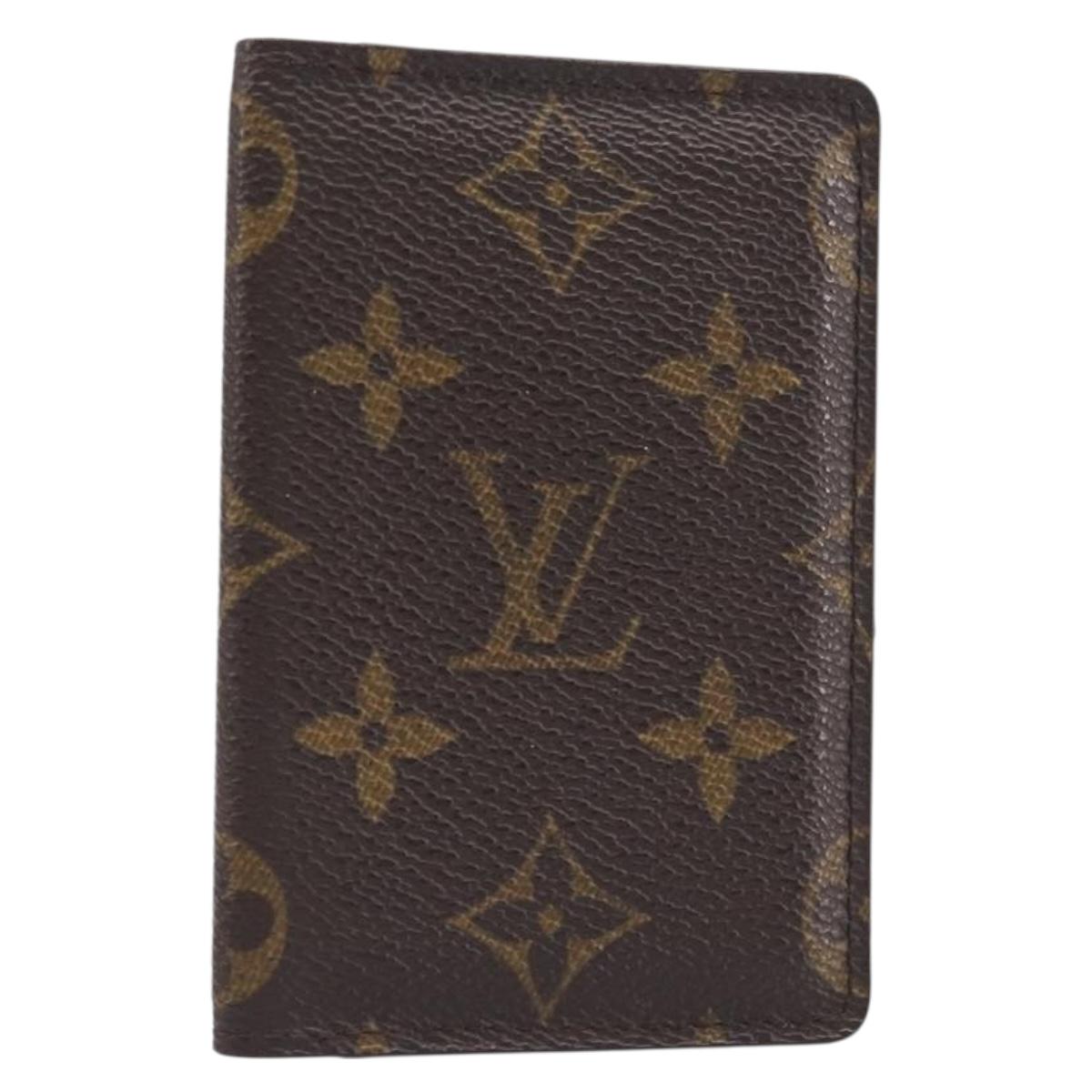 LOUIS VUITTON Monogram Organizer De Poch Card Case M61732 LV Auth yk20738M