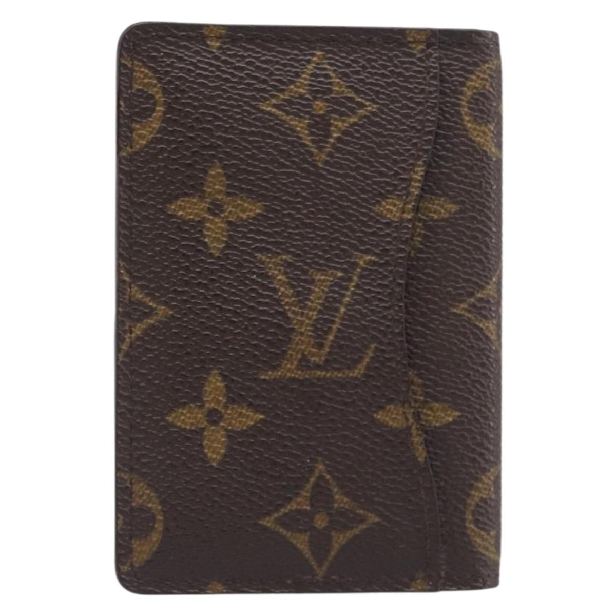 LOUIS VUITTON Monogram Organizer De Poch Card Case M61732 LV Auth yk20738M