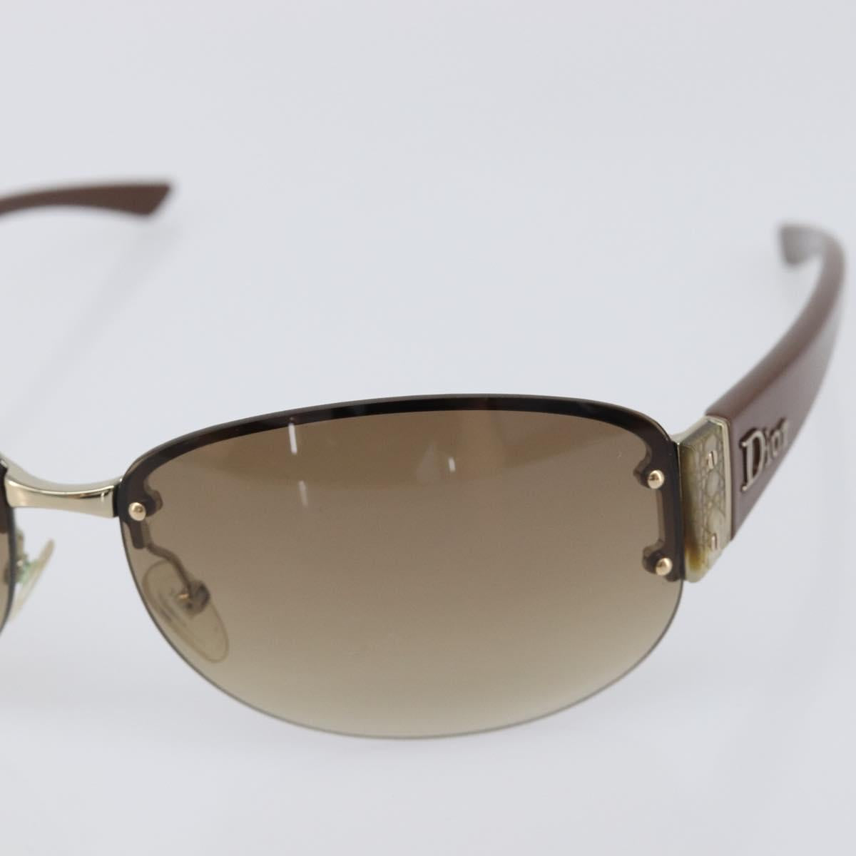 Christian Dior Sunglasses plastic Brown Auth yk20743M