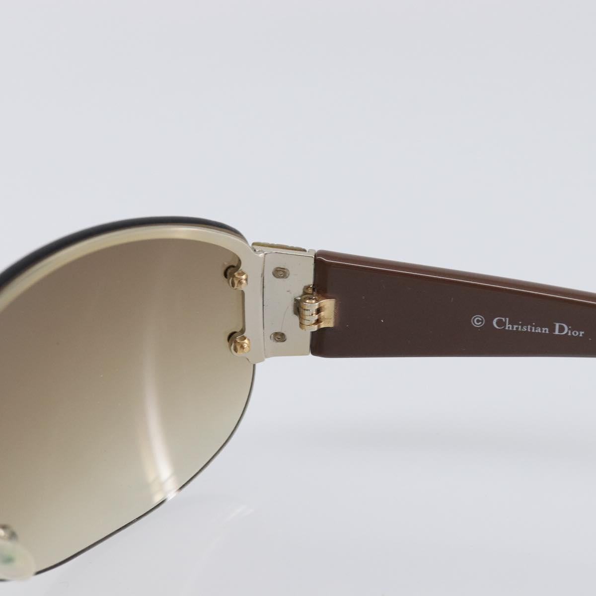 Christian Dior Sunglasses plastic Brown Auth yk20743M