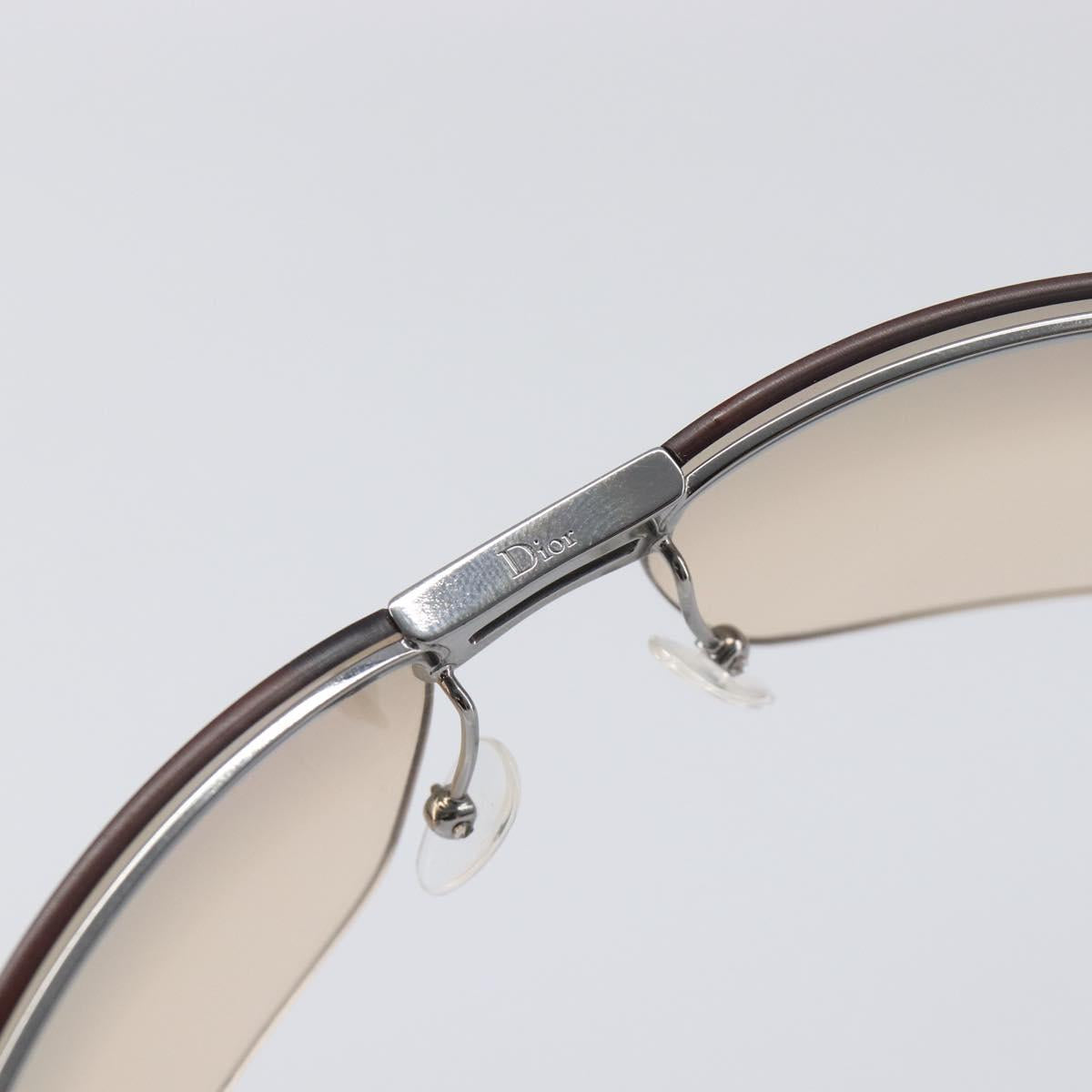 Christian Dior Sunglasses metal Brown Auth yk20755M