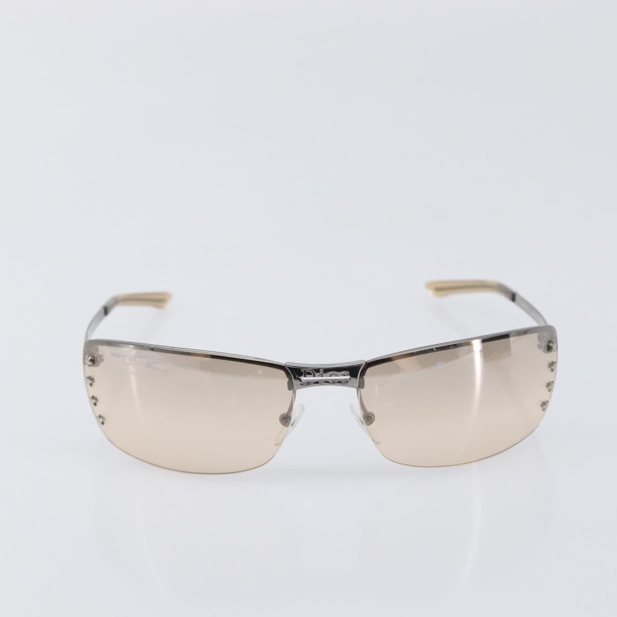 Christian Dior Sunglasses metal Brown Auth yk20755M