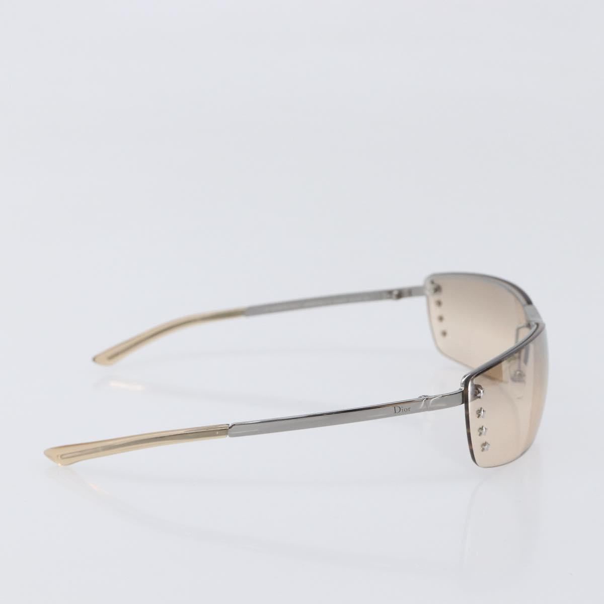 Christian Dior Sunglasses metal Brown Auth yk20755M