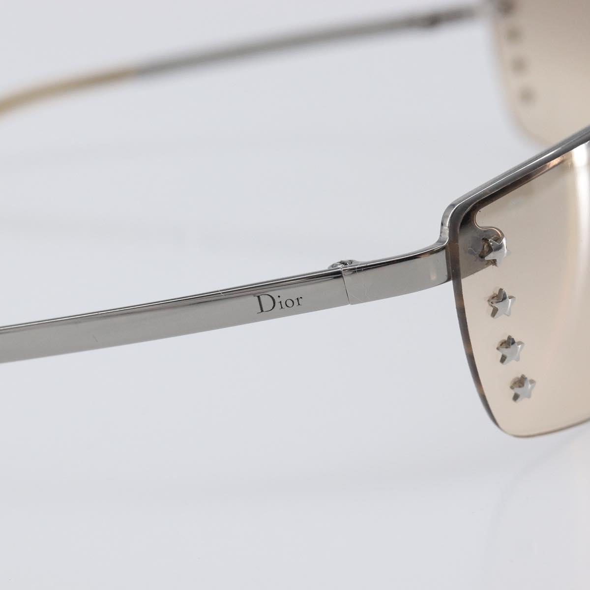 Christian Dior Sunglasses metal Brown Auth yk20755M