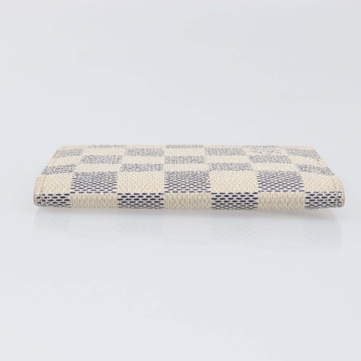 LOUIS VUITTON Damier Azur Organizer Dupoch Card Case N61727 LV Auth yk20757A