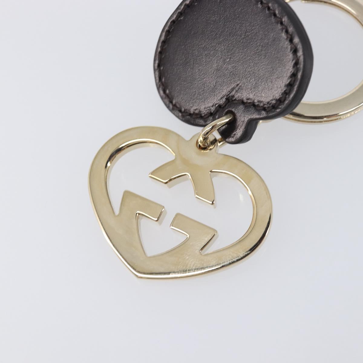 GUCCI Lovely Key Ring metal Gold Auth yk20761M