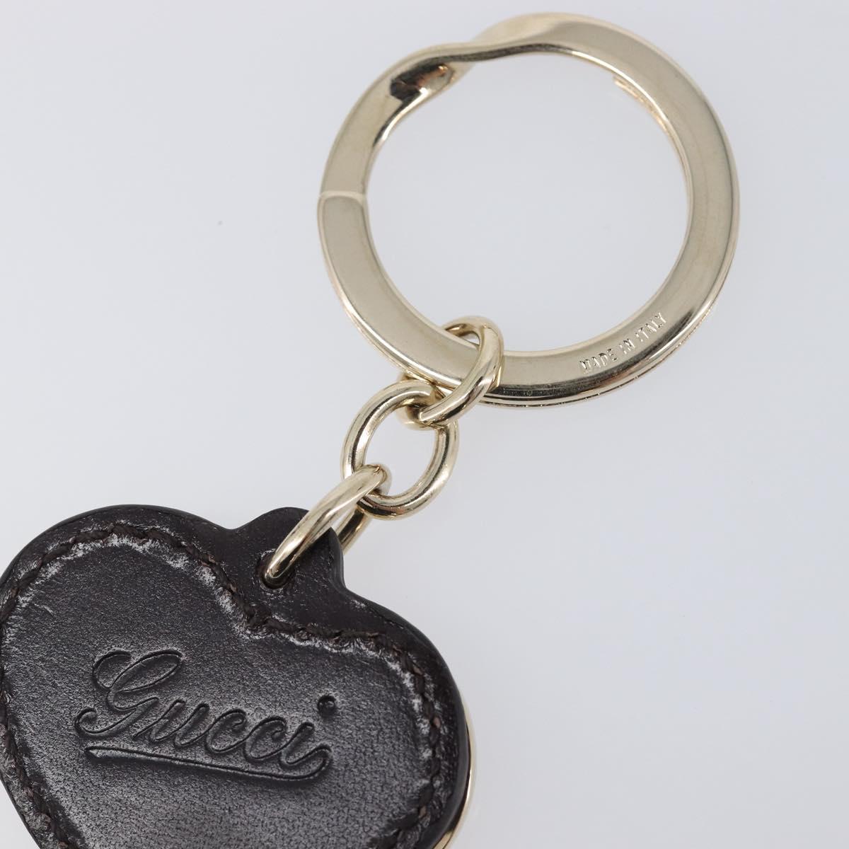 GUCCI Lovely Key Ring metal Gold Auth yk20761M