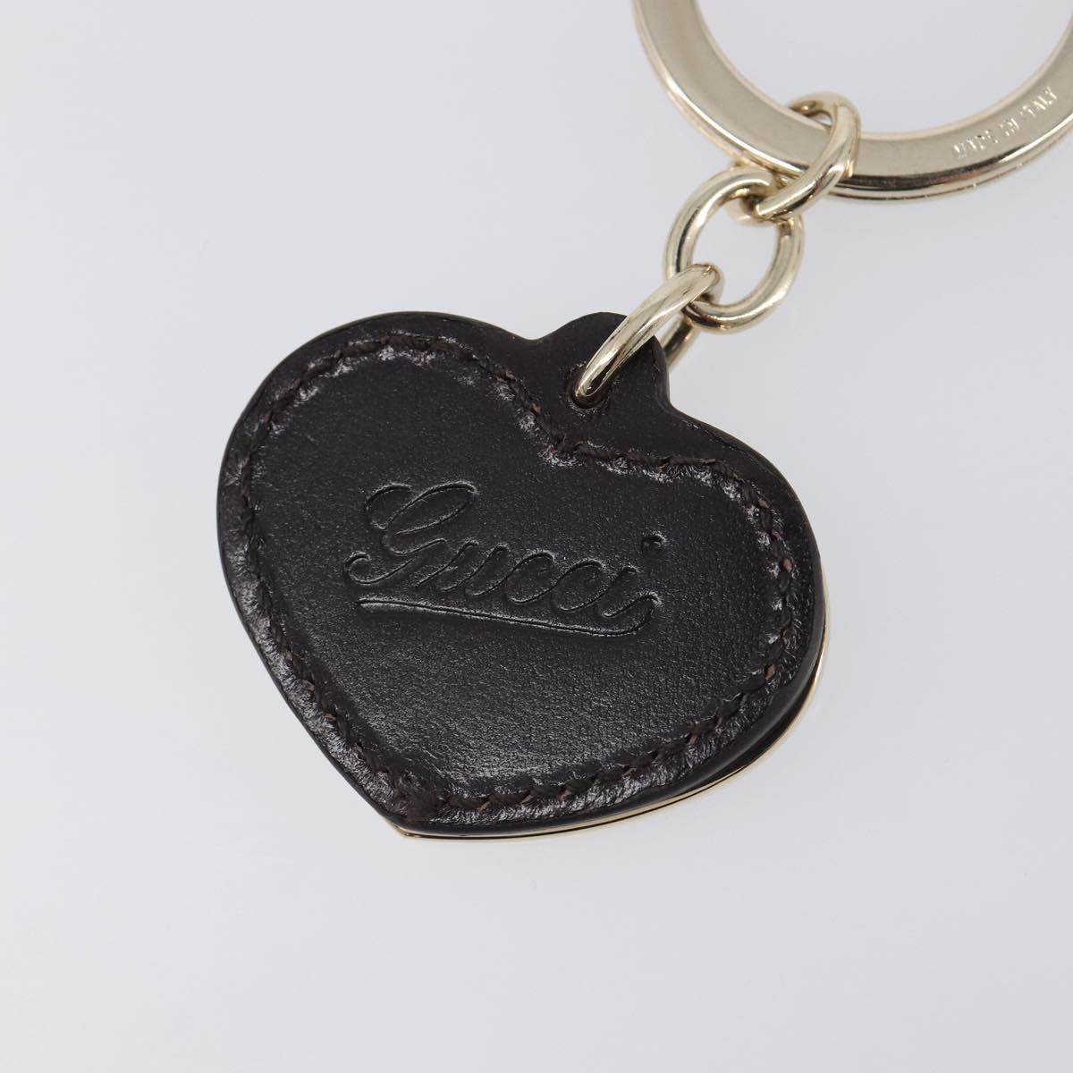 GUCCI Lovely Key Ring metal Gold Auth yk20761M