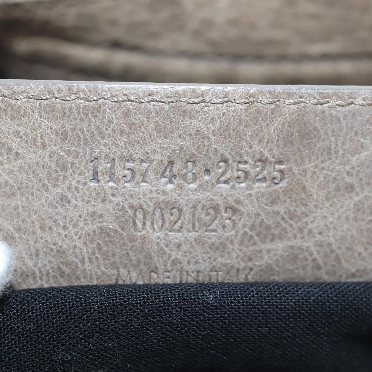 BALENCIAGA The City Hand Bag Leather Beige 115748 Auth yk20774M