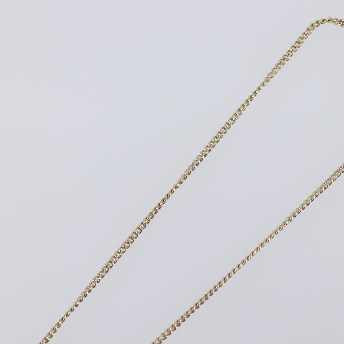 CHANEL COCO Mark Stone Necklace metal Multicolor CC Auth yk20780M