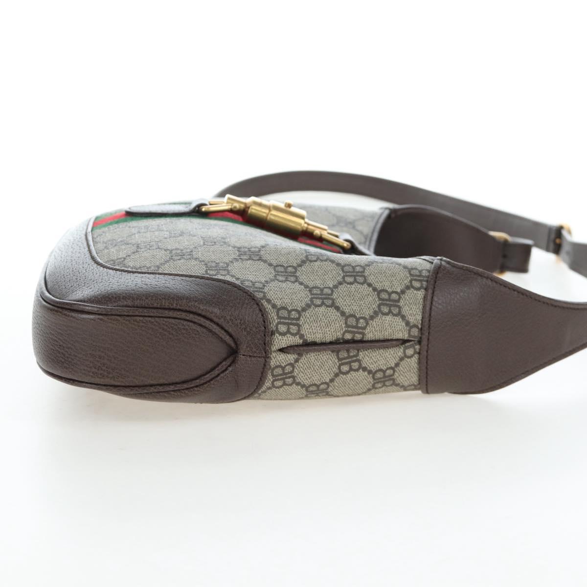 BALENCIAGA BB Monogram Jackie GUCCI collaboration PVC 680118 Auth yk20804SAM
