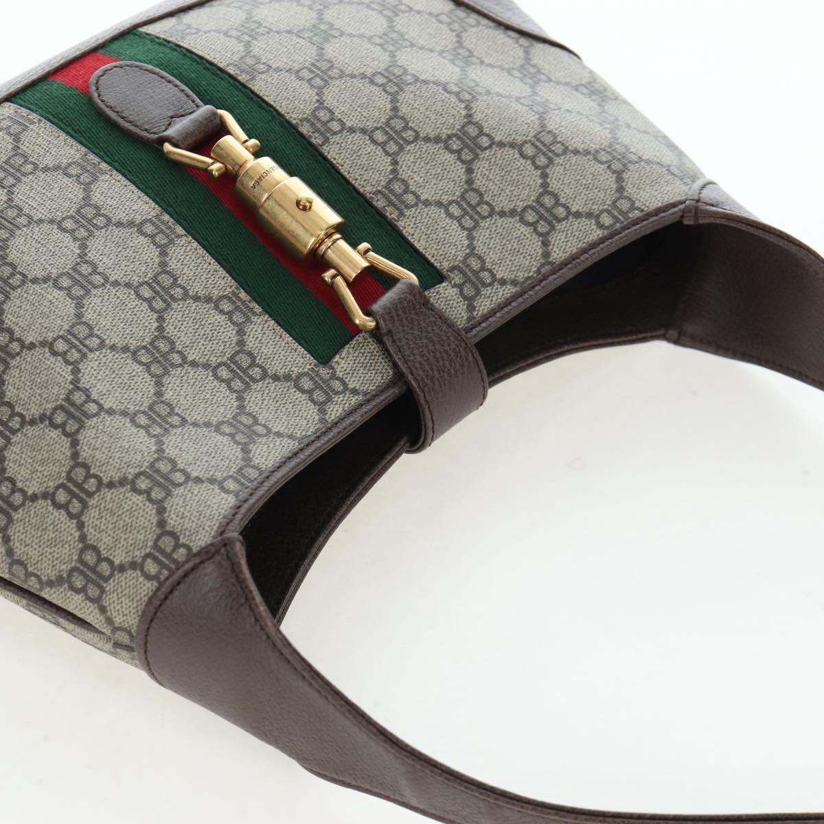 BALENCIAGA BB Monogram Jackie GUCCI collaboration PVC 680118 Auth yk20804SAM